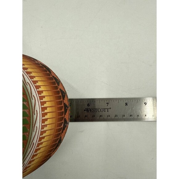 Navajo Handcrafted Signed Vase Southwest Native American Pottery 8" - Picture 6 of 7